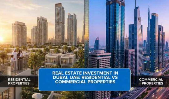 Real Estate Investment in Dubai, UAE: Residential vs Commercial Properties